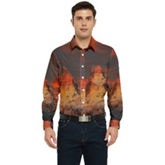 Switzerland-zermatt-mountains-snow- Men s Long Sleeve Pocket Shirt 