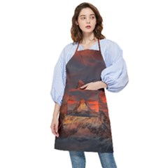 Switzerland-zermatt-mountains-snow- Pocket Apron by Amaryn4rt