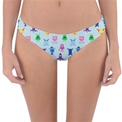 Funny Monsters Reversible Hipster Bikini Bottoms by SychEva