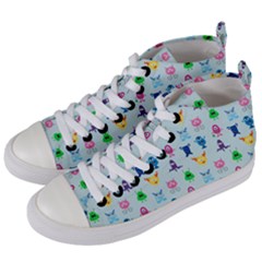 Funny Monsters Women s Mid-top Canvas Sneakers by SychEva