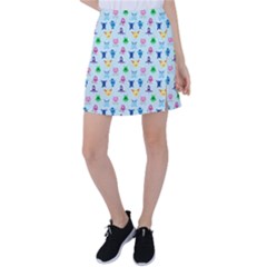 Funny Monsters Tennis Skirt by SychEva