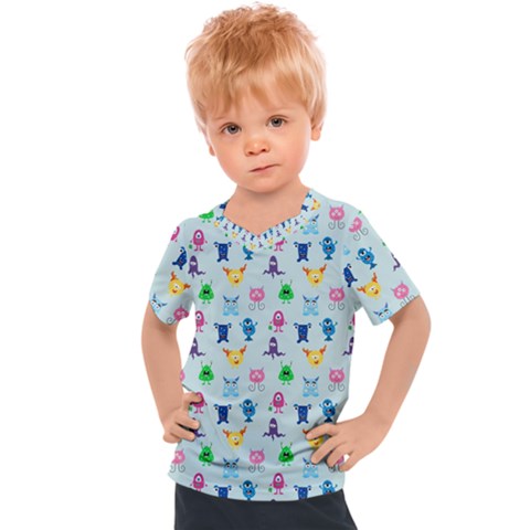 Funny Monsters Kids  Sports Tee by SychEva