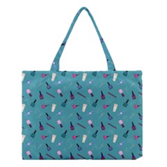 Manicure Supplies  Nail Polish Medium Tote Bag by SychEva