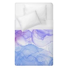 Purple And Blue Alcohol Ink  Duvet Cover (single Size) by Dazzleway