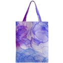 Purple and blue alcohol ink  Zipper Classic Tote Bag View1