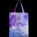 Purple and blue alcohol ink  Zipper Classic Tote Bag View2