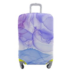 Purple And Blue Alcohol Ink  Luggage Cover (small)