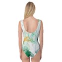 Green and orange alcohol ink Princess Tank Leotard  View2