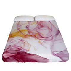 Red And Orange Alcohol In  Fitted Sheet (california King Size)