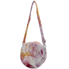 Red And Orange Alcohol In  Crossbody Circle Bag