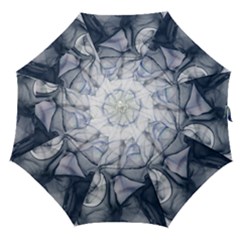 Blue Alcohol Ink Straight Umbrellas