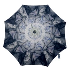 Blue Alcohol Ink Hook Handle Umbrellas (medium)