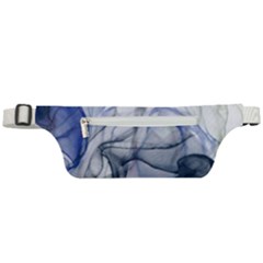 Blue Alcohol Ink Active Waist Bag by Dazzleway