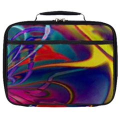 Colorful Rainbow Modern Paint Pattern 13 Full Print Lunch Bag