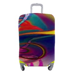 Colorful Rainbow Modern Paint Pattern 13 Luggage Cover (small)