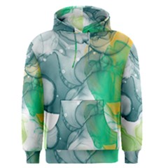 Orange And Green Alcohol Ink  Men s Core Hoodie