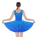 Butterflies at blue, two color tone gradient Skater Dress View2