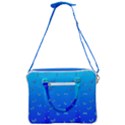 Butterflies at blue, two color tone gradient Cross Body Office Bag View3