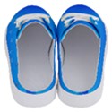 Butterflies at blue, two color tone gradient Half Slippers View4