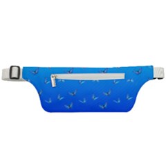 Butterflies At Blue, Two Color Tone Gradient Active Waist Bag by Casemiro