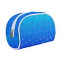 Butterflies at blue, two color tone gradient Make Up Case (Small) View1