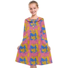 Abstract Painting Kids  Midi Sailor Dress by SychEva