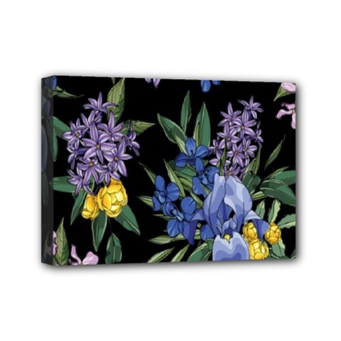 Floral Mini Canvas 7  X 5  (stretched) by Sparkle