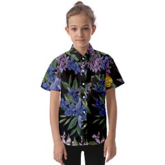 Floral Kids  Short Sleeve Shirt