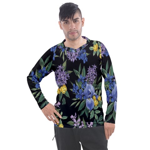 Floral Men s Pique Long Sleeve Tee by Sparkle