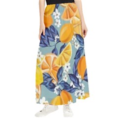 Floral Maxi Chiffon Skirt