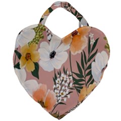 Floral Giant Heart Shaped Tote by Sparkle