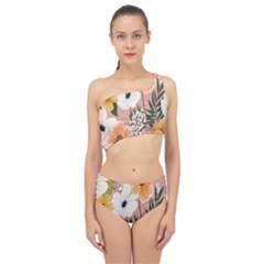 Floral Spliced Up Two Piece Swimsuit by Sparkle