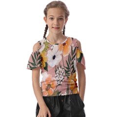 Floral Kids  Butterfly Cutout Tee by Sparkle