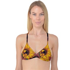 Sunflower Reversible Tri Bikini Top by Sparkle