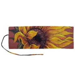 Sunflower Roll Up Canvas Pencil Holder (m) by Sparkle