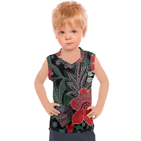 Floral Kids  Sport Tank Top by Sparkle