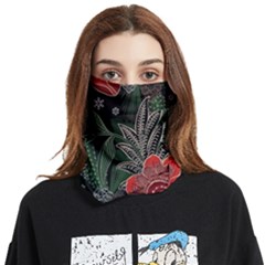 Floral Face Covering Bandana (two Sides)