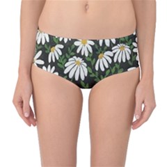 Floral Mid-waist Bikini Bottoms by Sparkle