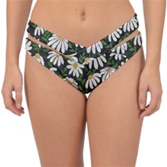 Floral Double Strap Halter Bikini Bottom