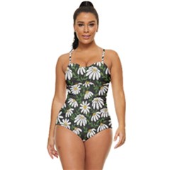 Floral Retro Full Coverage Swimsuit