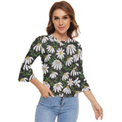 Floral Bell Sleeve Top