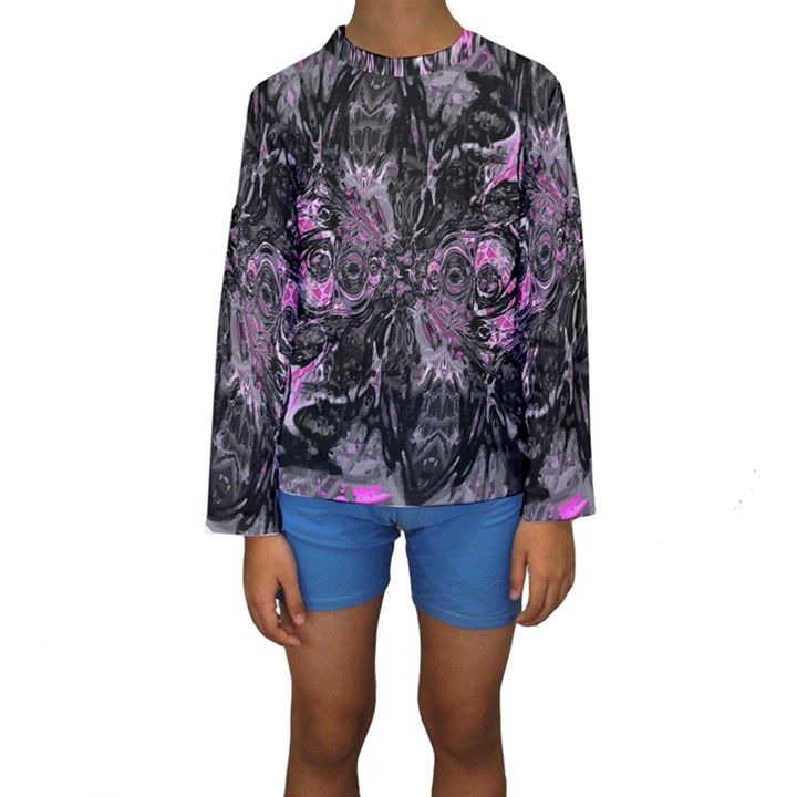 Punk Cyclone Kids  Long Sleeve Swimwear