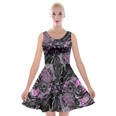 Punk Cyclone Velvet Skater Dress by MRNStudios