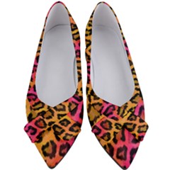 Leopard Print Women s Bow Heels