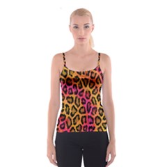 Leopard Print Spaghetti Strap Top