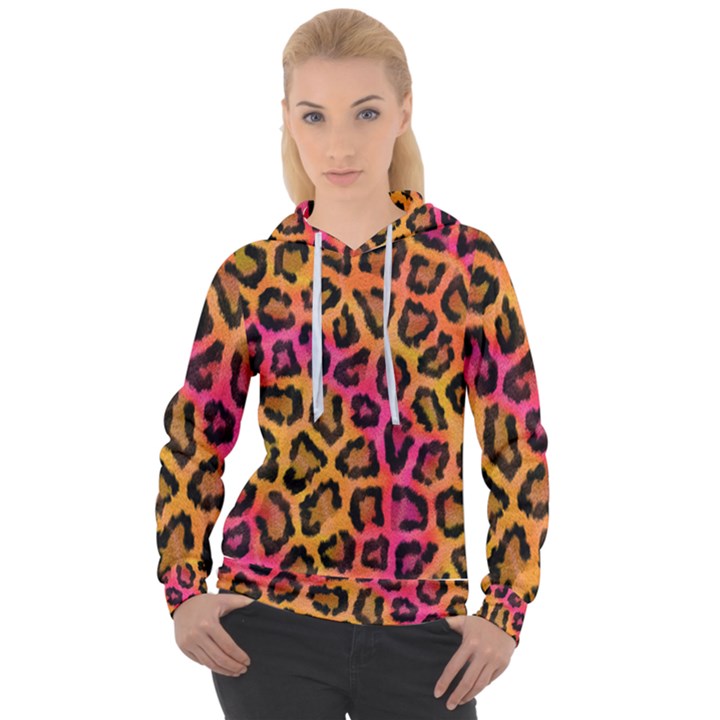 Leopard Print Women s Overhead Hoodie