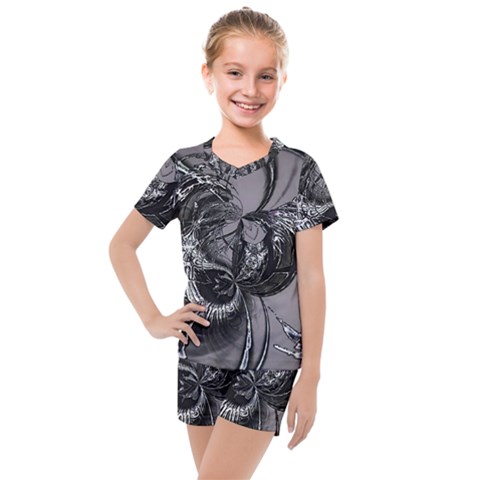 Satellite Kids  Mesh Tee And Shorts Set by MRNStudios