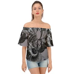 Satellite Off Shoulder Short Sleeve Top by MRNStudios