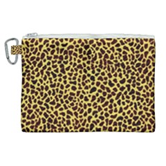 Fur-leopard 2 Canvas Cosmetic Bag (xl) by skindeep