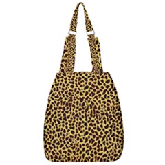 Fur-leopard 2 Center Zip Backpack by skindeep